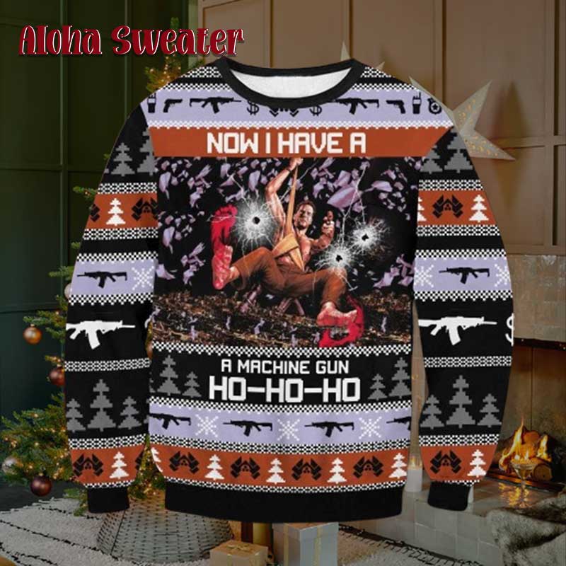Die Hard Nakatomi Plaza Building Ugly Christmas Sweater - Gift Idea product image 5