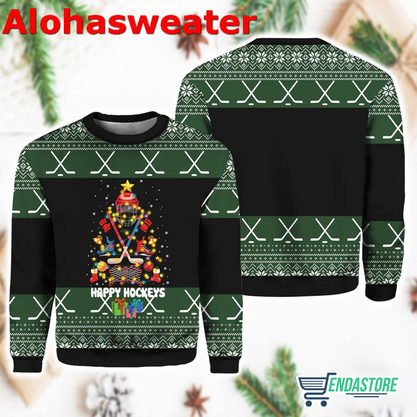 Hockey Christmas Ugly Christmas Sweater - Holiday Gift product image 3