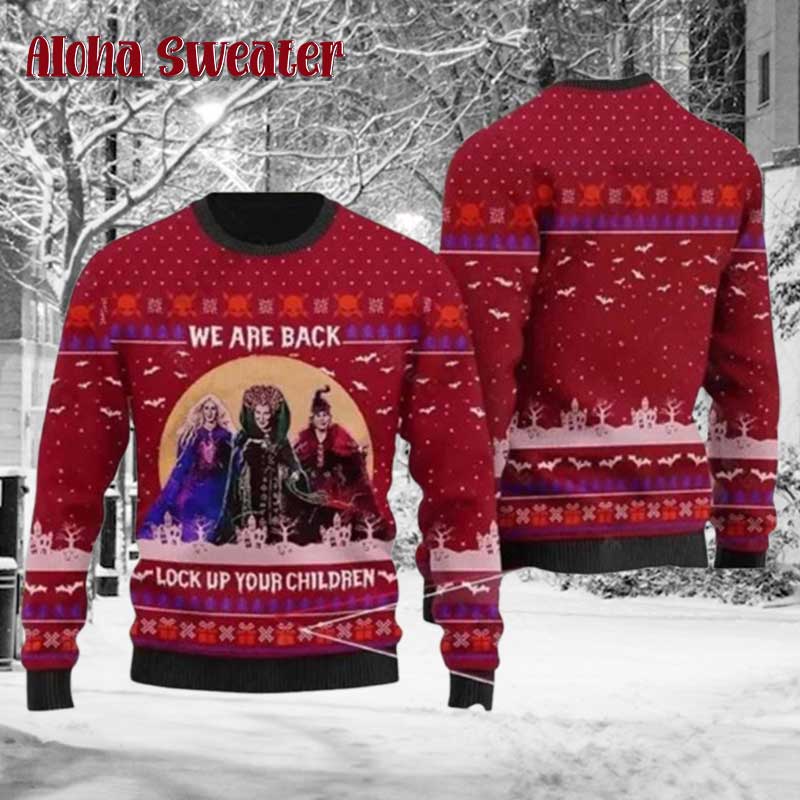 I Smell Children Hocus Pocus Ugly Christmas Sweater - Holiday Gift product image 3