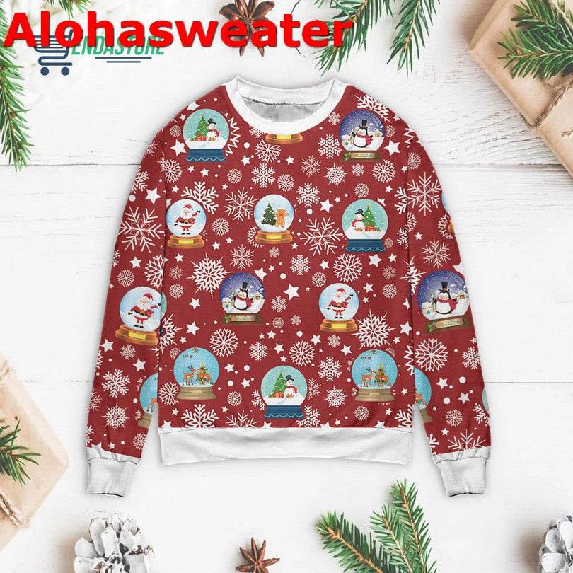Holly jolly merry and bright pattern Christmas Sweater - Holiday Gift product image