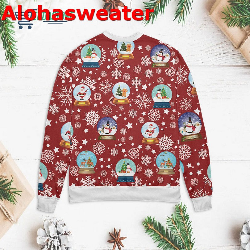 Holly jolly merry and bright pattern Christmas Sweater - Holiday Gift product image 2