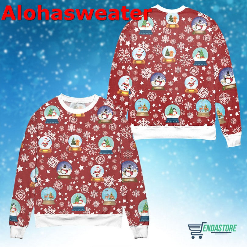 Holly jolly merry and bright pattern Christmas Sweater - Holiday Gift product image 3