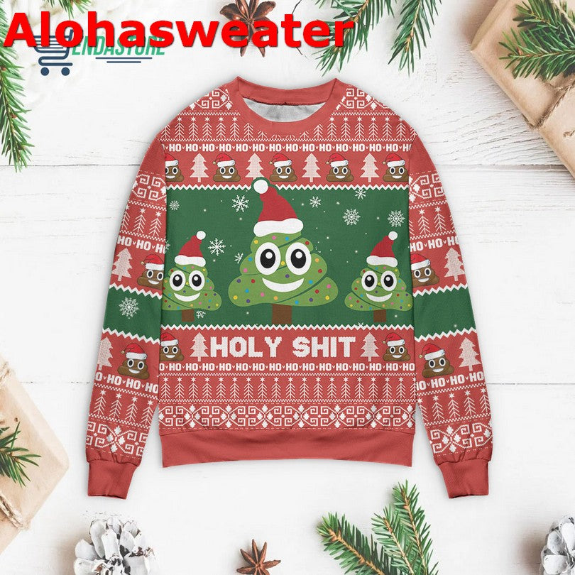 Holy sht Christmas Sweater - Holiday Gift product image
