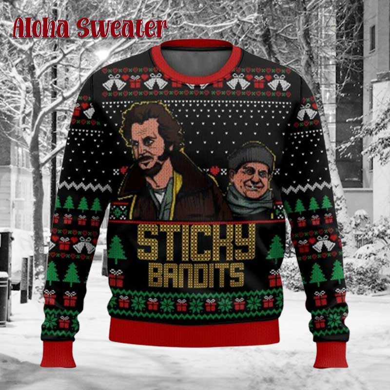 Ya Filthy Animal Home Alone Ugly Christmas Sweater - Holiday Gift product image 5