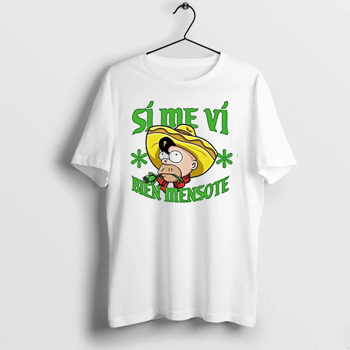 Homer Simpson Si Me Vi Bien Mensote 0 Sweater - Adult & Kids T-Shirts, Sweatshirts & Hoodies apparel design preview 1