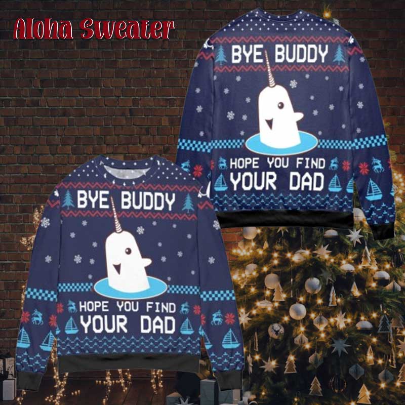 Guess Who Miss The Eve Buddy The Elf Ugly Christmas Sweater - Holiday Gift product image 2