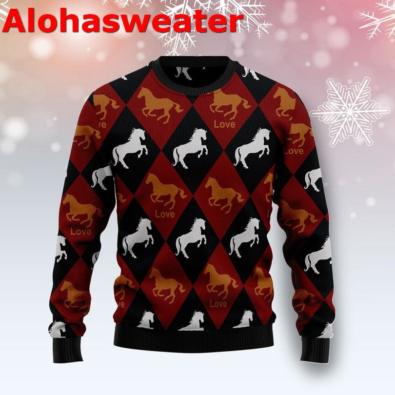 Horror Guys Slashin Through The Snow Christmas Sweater - Holiday Gift product image 5