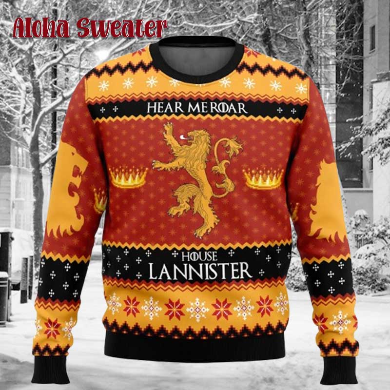 House Baratheon Game Of Thrones Ugly Christmas Sweater - Holiday Gift product image 2