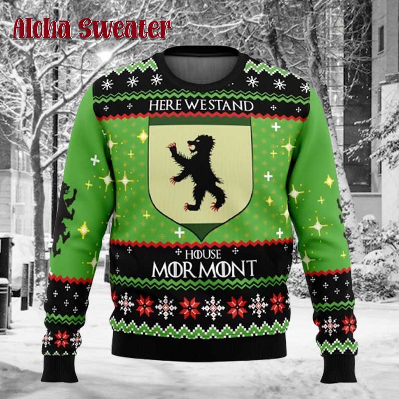 House Of Mormont Game Of Thrones Ugly Christmas Sweater - Holiday Gift product image