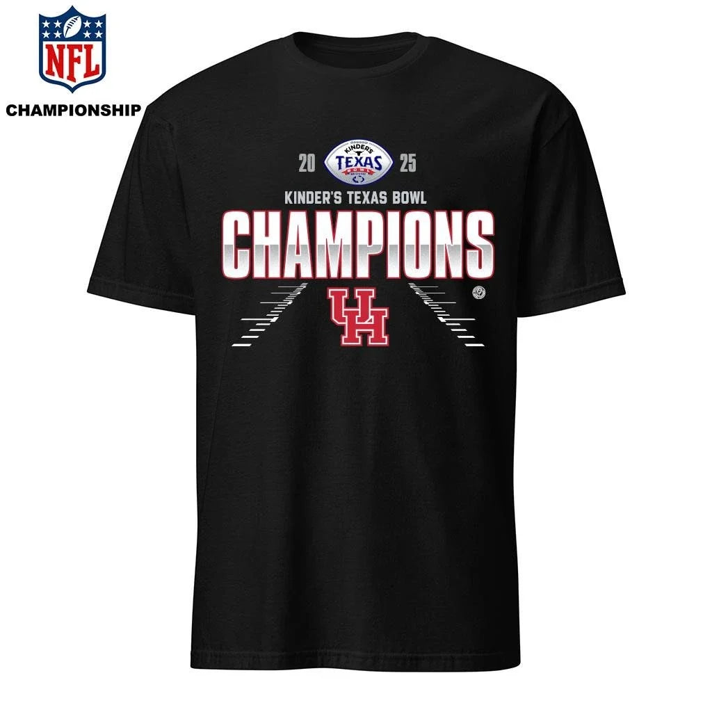 Houston Cougars 2025 Kinder's Texas Bowl Champions - Adult & Kids T-Shirts, Sweatshirts & Hoodies apparel design preview 1