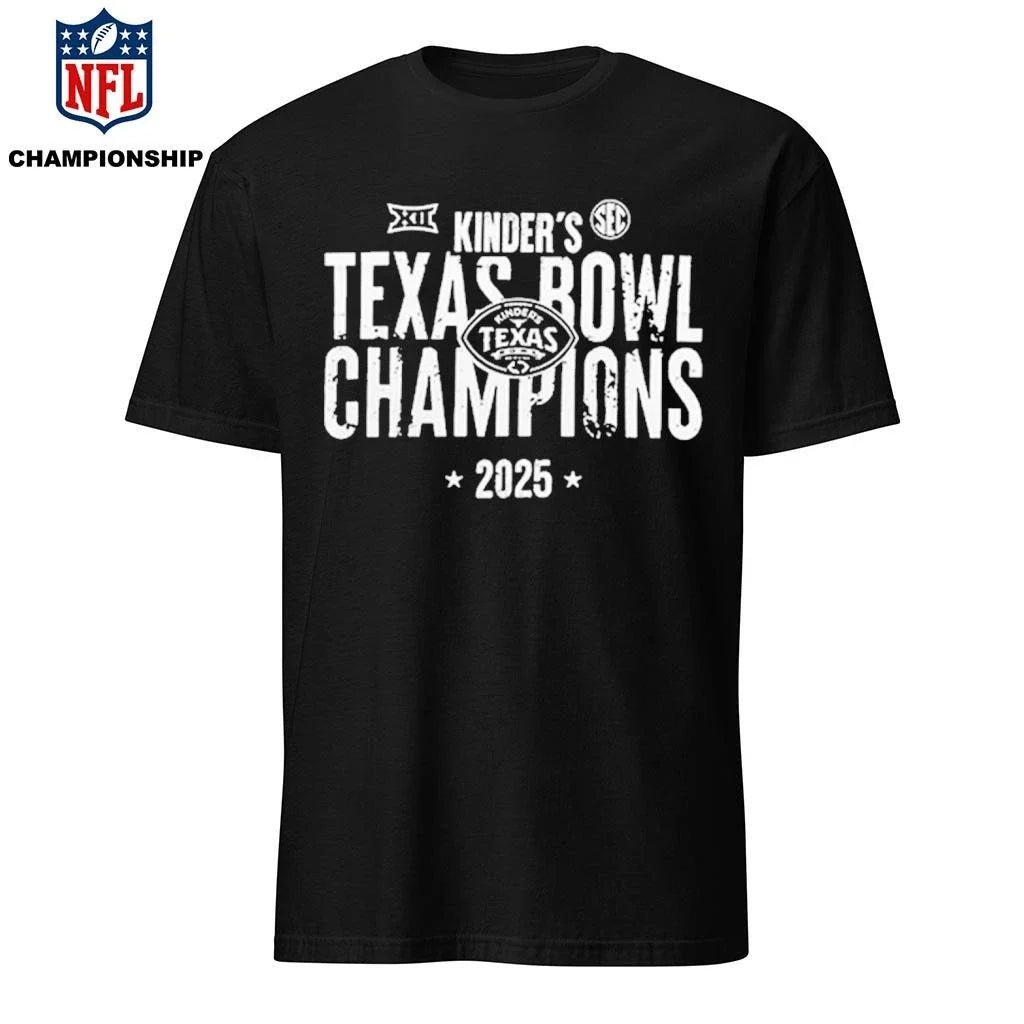 Houston Cougars Kinder's Texas Bowl Champions 2025 - Adult & Kids T-Shirts, Sweatshirts & Hoodies apparel design preview 1