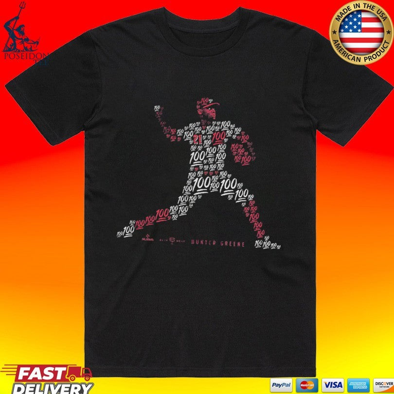 Hunter Greene 100 Like - Adult & Kids T-Shirts, Sweatshirts & Hoodies apparel design preview 1