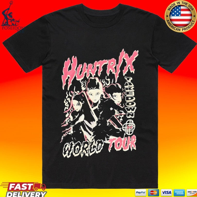 Huntrix World Tour Takedown - Adult & Kids T-Shirts, Sweatshirts & Hoodies apparel design preview 1
