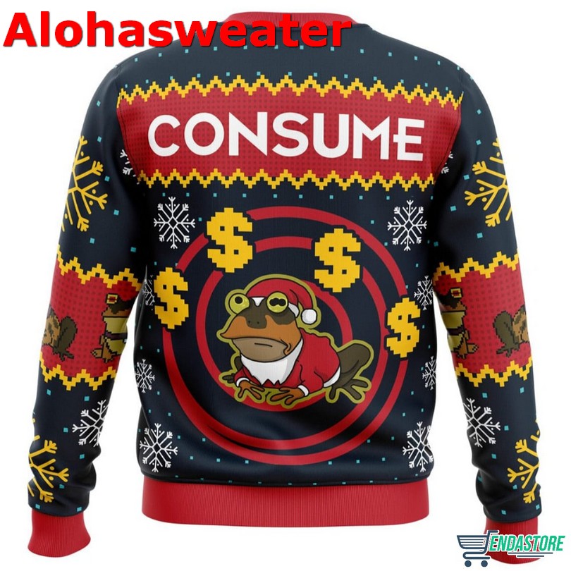 Hypnotoad Consume Futurama Ugly Christmas Sweater - Holiday Gift product image 2