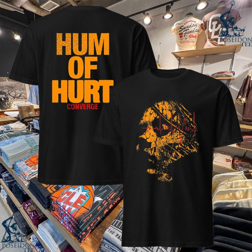 Converge Cult Hum Of Hurt Facewaves Yellow - Adult & Kids T-Shirts, Sweatshirts & Hoodies apparel design preview 1