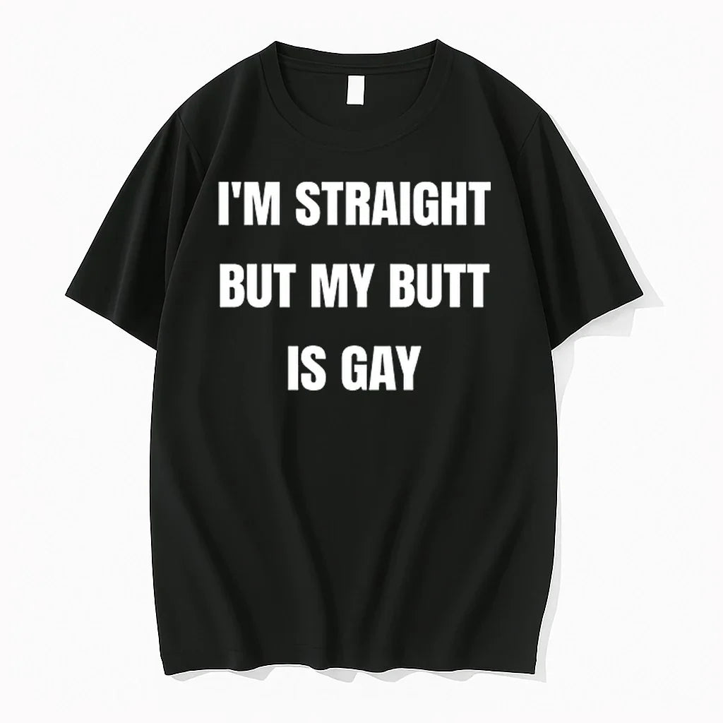 Im Straight But My Butt Is Gay 0 Sweater - Adult & Kids T-Shirts, Sweatshirts & Hoodies apparel design preview 1