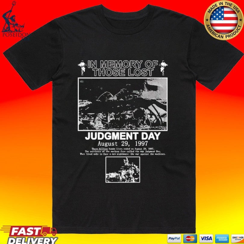 In Memory Those Lost Judgment Day 8 29 1997 - Adult & Kids T-Shirts, Sweatshirts & Hoodies apparel design preview 1