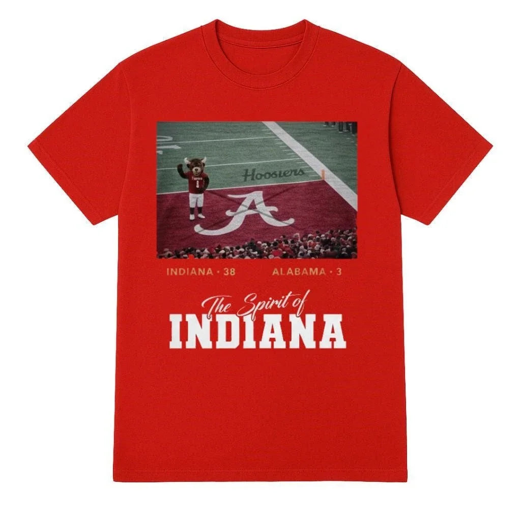 Indiana Defeats Alabama 38-3 To Win The Rose Bowl - Adult & Kids T-Shirts, Sweatshirts & Hoodies apparel design preview 1