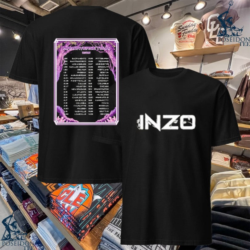 Inzo Mirrorverse Tour 2026 - Adult & Kids T-Shirts, Sweatshirts & Hoodies apparel design preview 1