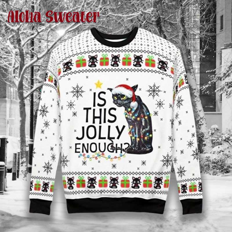 Show Me Your Kitties Cat Ugly Christmas Sweater - Holiday Gift product image 5