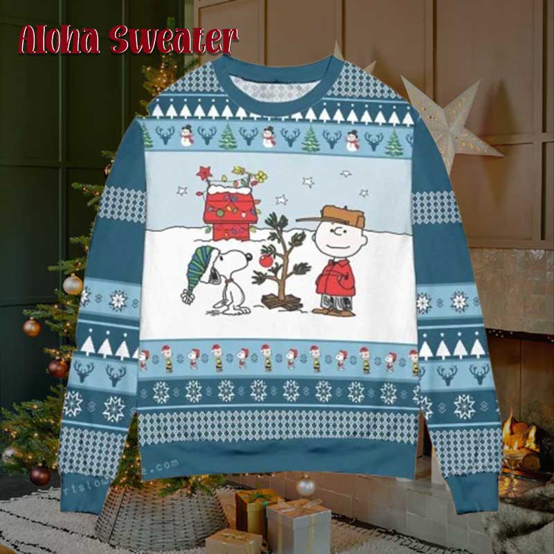Christmas The Peanuts Snoopy Ugly Christmas Sweater - Holiday Gift product image 3