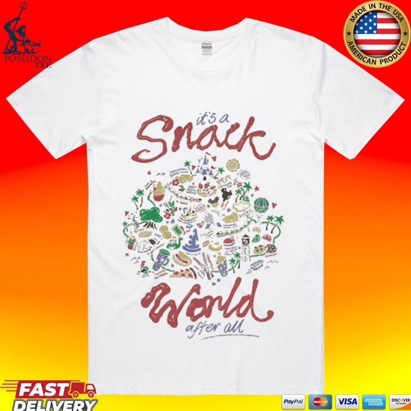 It's A Snack World After All - Adult & Kids T-Shirts, Sweatshirts & Hoodies apparel design preview 1