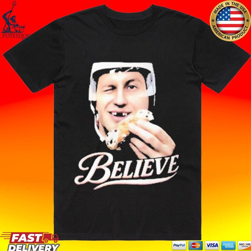 Jack Hughes Believe Flyers - Adult & Kids T-Shirts, Sweatshirts & Hoodies apparel design preview 1