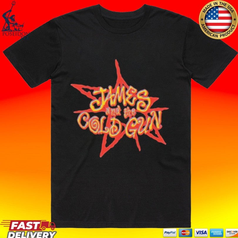 James And The Cold Gun Star - Adult & Kids T-Shirts, Sweatshirts & Hoodies apparel design preview 1