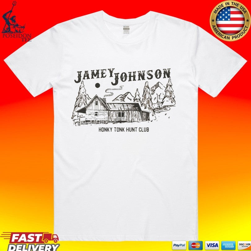Jamey Johnson Honky Tonk Hunt Club House - Adult & Kids T-Shirts, Sweatshirts & Hoodies apparel design preview 1