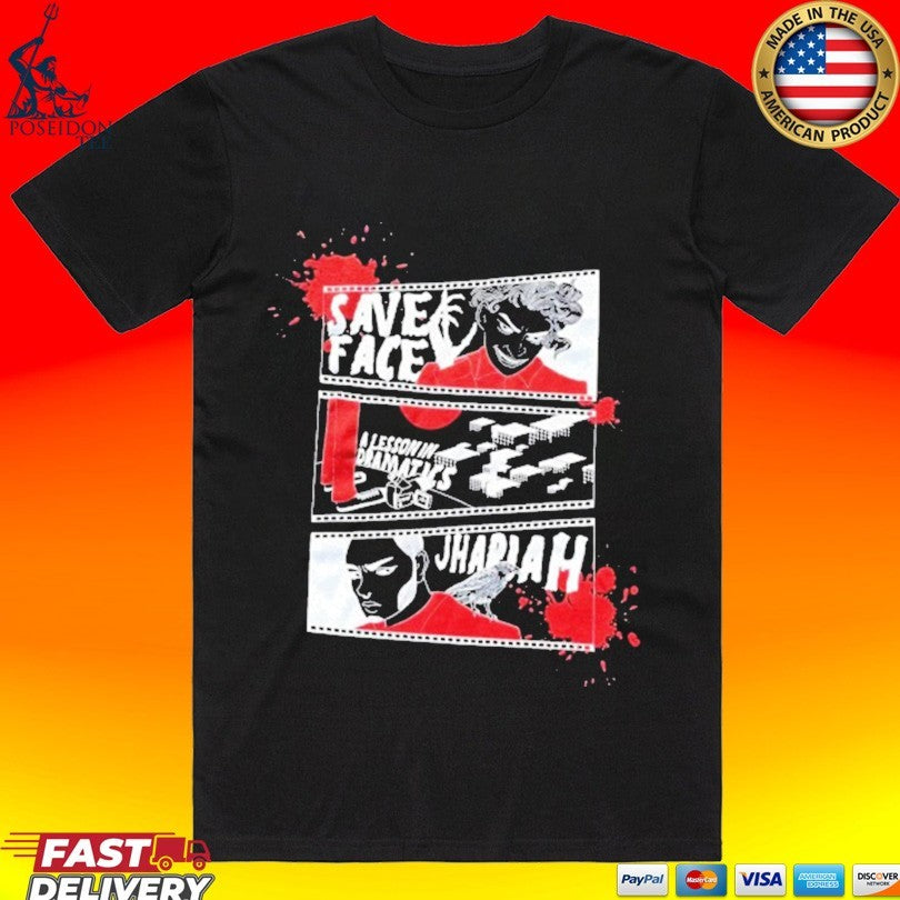Jhariah Clare X Save Face Lesson In Dramatics - Adult & Kids T-Shirts, Sweatshirts & Hoodies apparel design preview 1