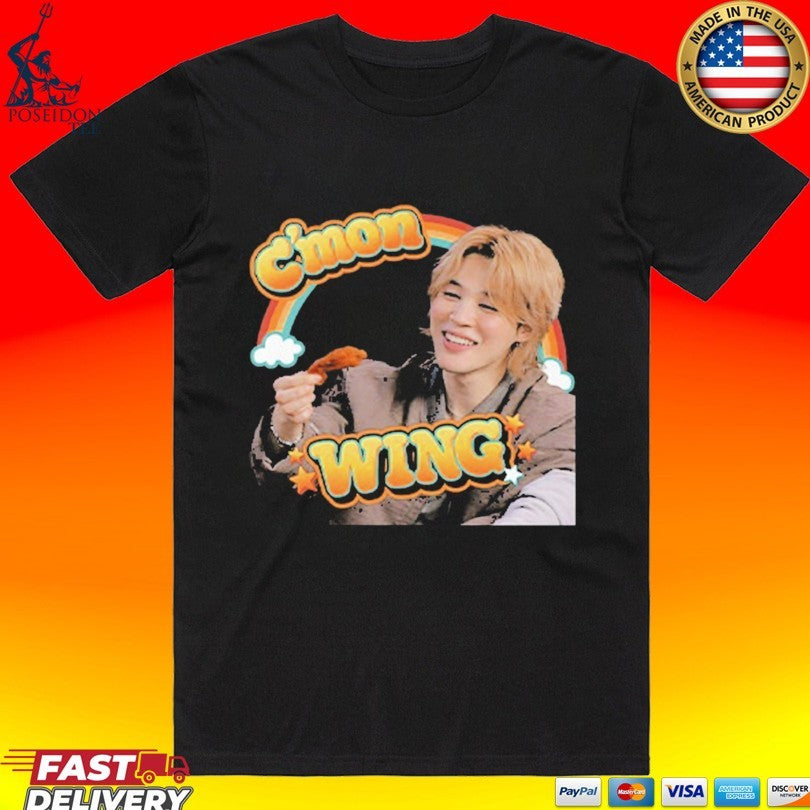 Jimin Come On Wing BTS 2.0 Arirang - Adult & Kids T-Shirts, Sweatshirts & Hoodies apparel design preview 1
