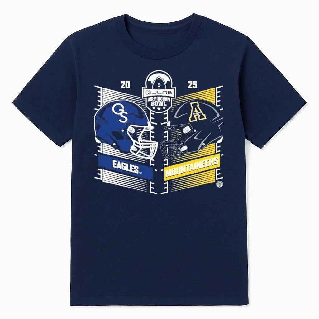 JLab Birmingham Bowl 2025 Georgia Southern vs - Adult & Kids T-Shirts, Sweatshirts & Hoodies apparel design preview 1