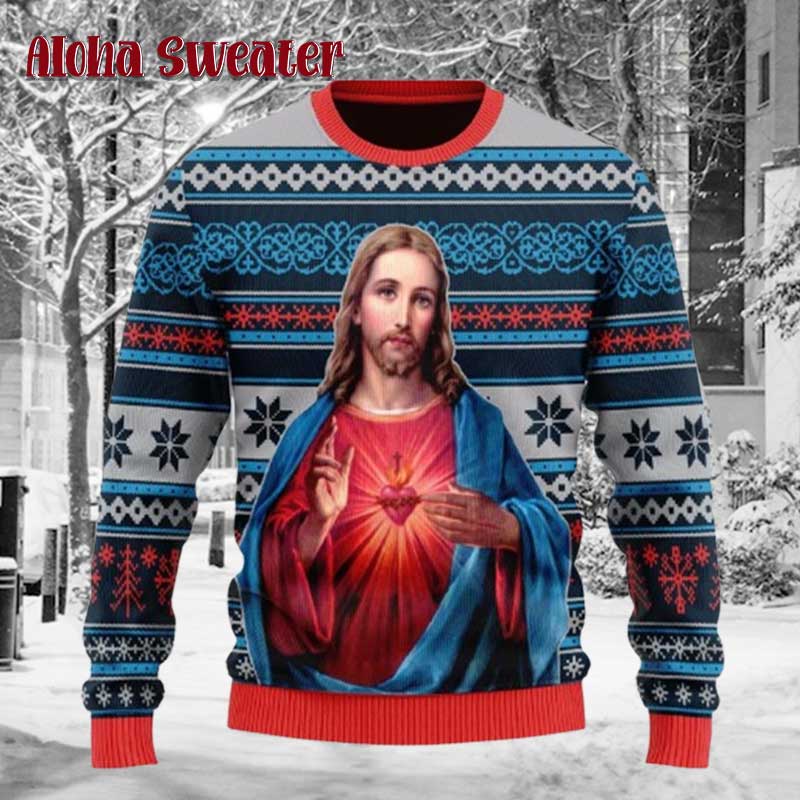 John The Apostle Jesus Ugly Christmas Sweater - Holiday Gift product image
