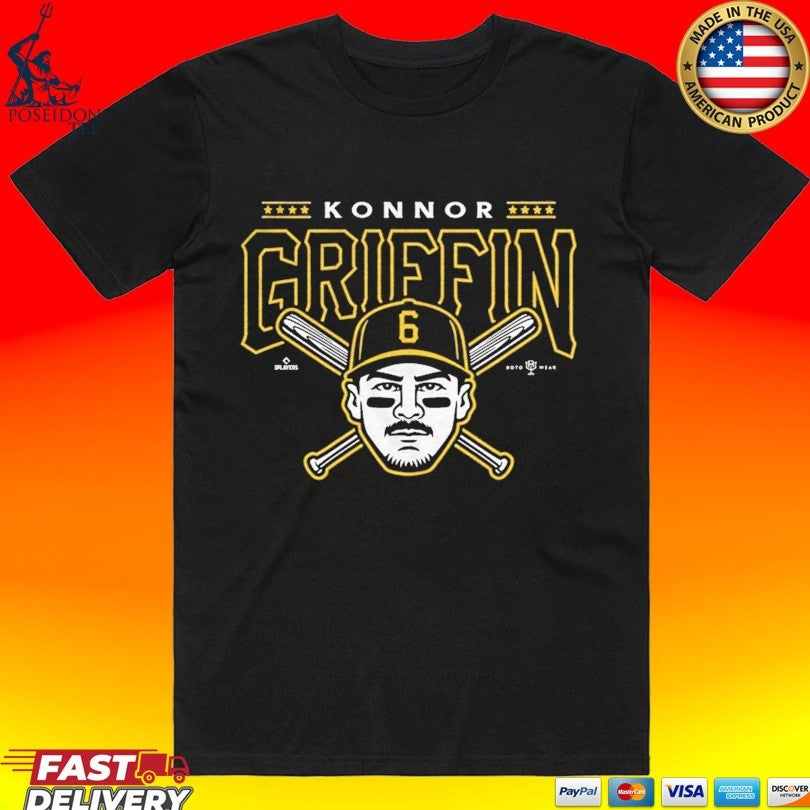 Jolly Konnor Pittsburgh Pirates Baseball Griffin - Adult & Kids T-Shirts, Sweatshirts & Hoodies apparel design preview 1
