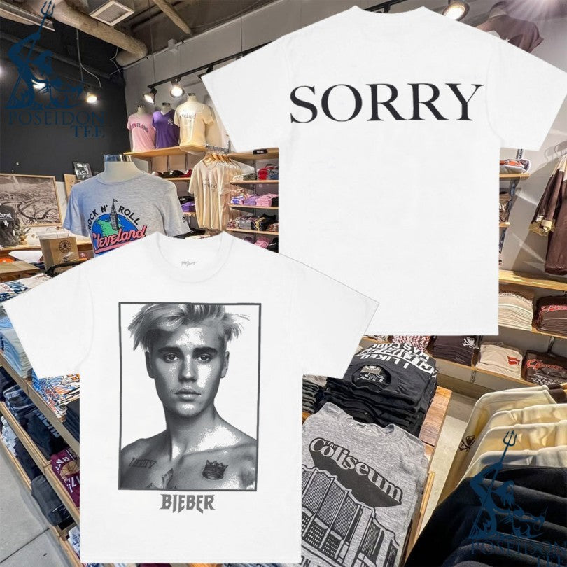 Justin Bieber Purpose Sorry - Adult & Kids T-Shirts, Sweatshirts & Hoodies apparel design preview 1