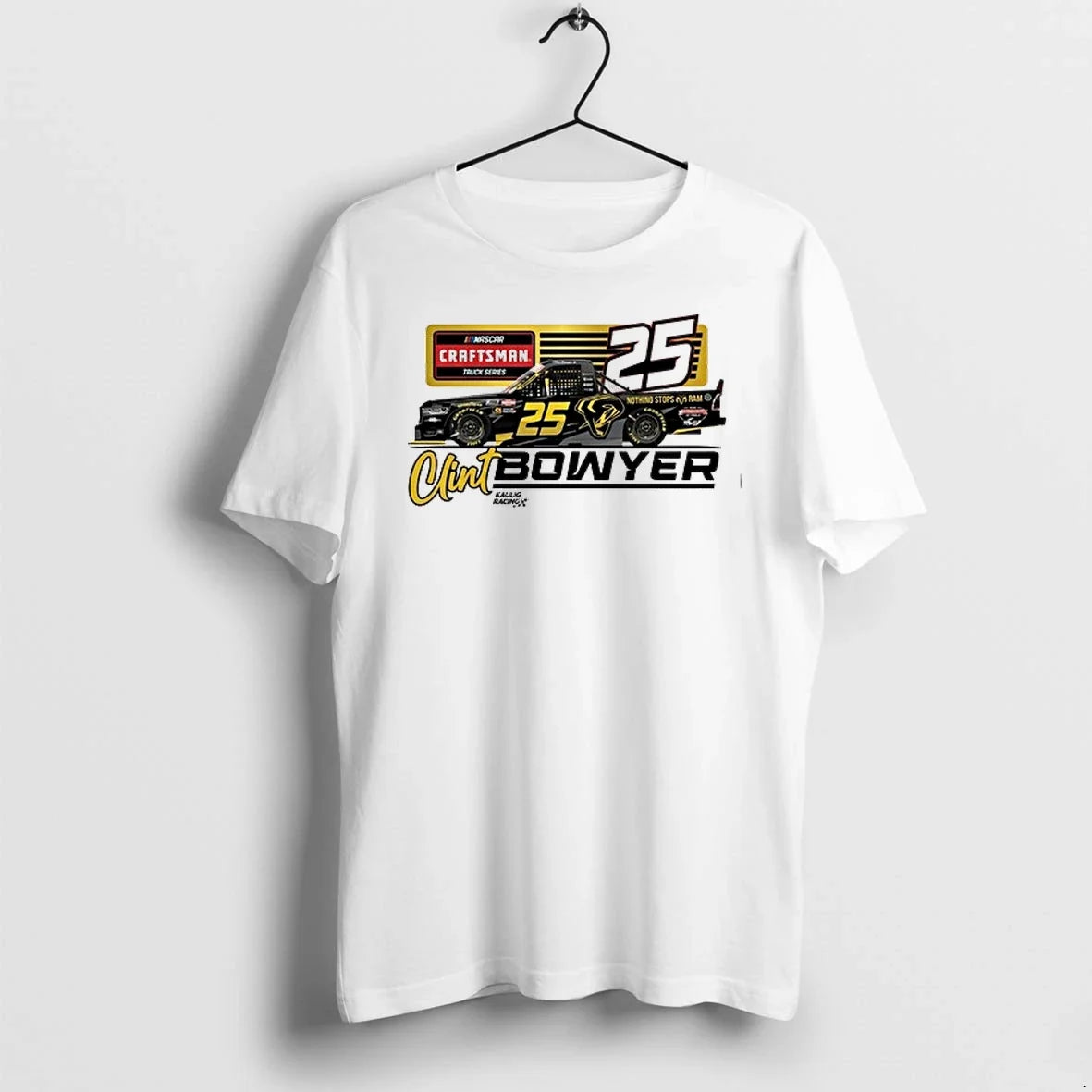 Kaulig Racing No 25 Ram 1500 Nascar Craftsman Truck - Adult & Kids T-Shirts, Sweatshirts & Hoodies apparel design preview 1
