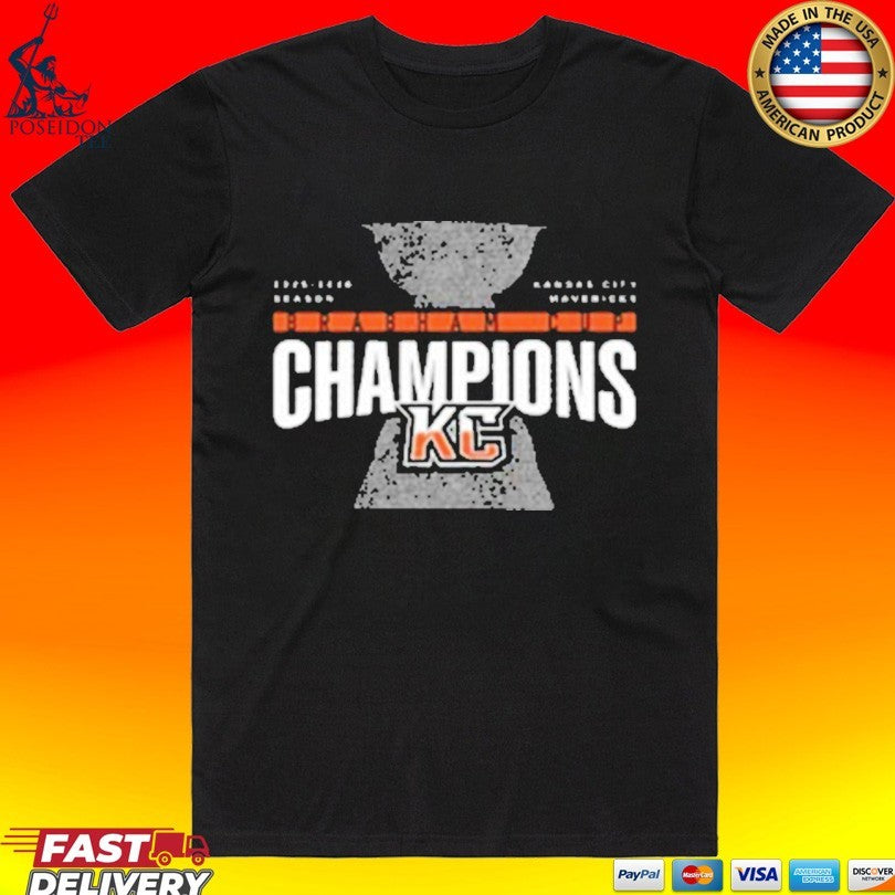 Kc Mavericks 2026 Brabham Cup Champions - Adult & Kids T-Shirts, Sweatshirts & Hoodies apparel design preview 1
