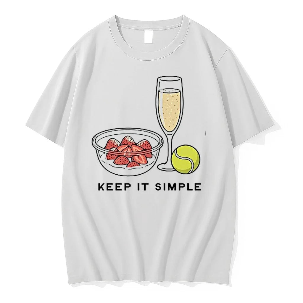Keep It Simple Strawberries And Cream Classic 0 - Adult & Kids T-Shirts, Sweatshirts & Hoodies apparel design preview 1