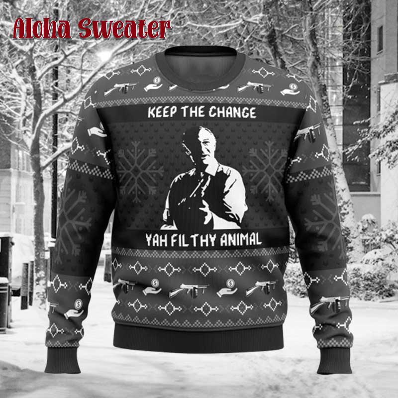 Home Alone Sticky Bandits Ugly Christmas Sweater - Holiday Gift product image 2