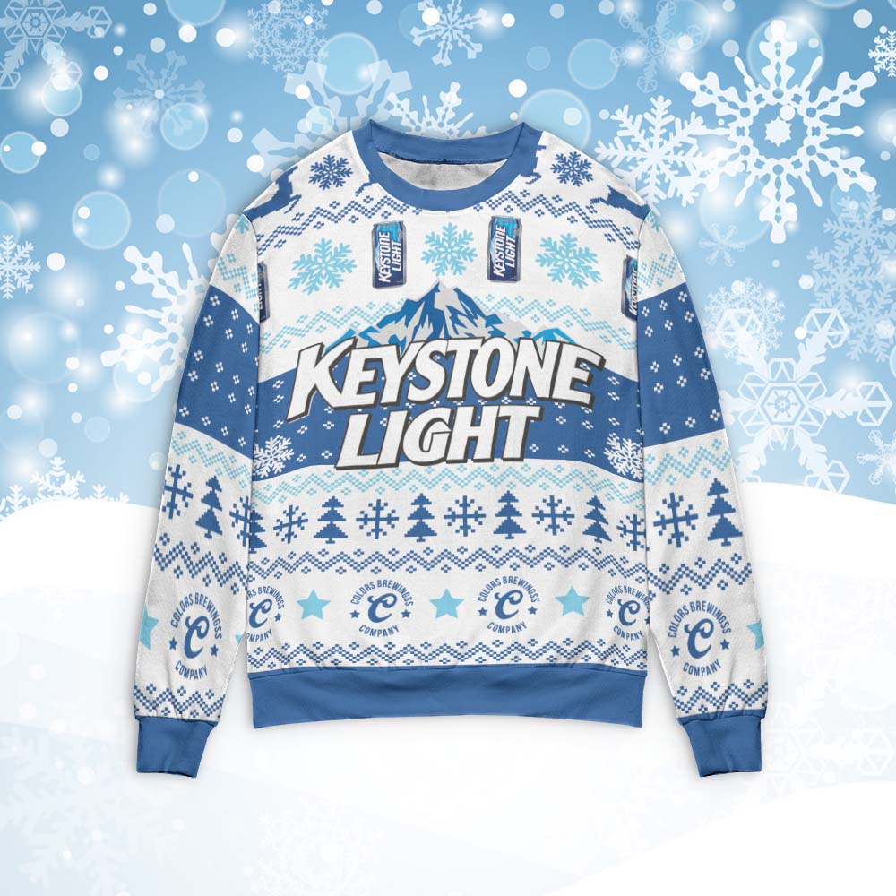 Keystone Light 3D Christmas Sweater - Holiday Gift product image