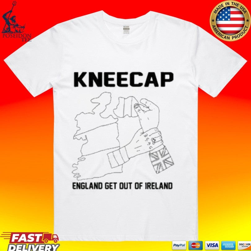 Kneecap England Get Out Of Ireland - Adult & Kids T-Shirts, Sweatshirts & Hoodies apparel design preview 1