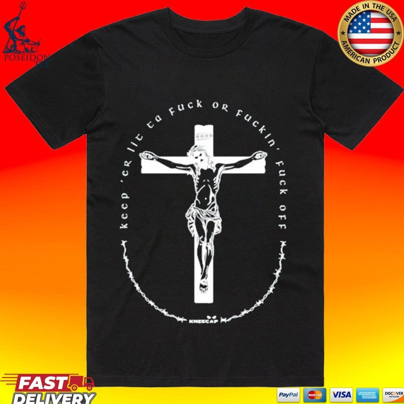 Kneecap Keep Er Lit - Adult & Kids T-Shirts, Sweatshirts & Hoodies apparel design preview 1