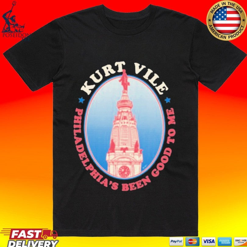 Kurt Vile Philadelphia Been Good To Me Merchtable - Adult & Kids T-Shirts, Sweatshirts & Hoodies apparel design preview 1