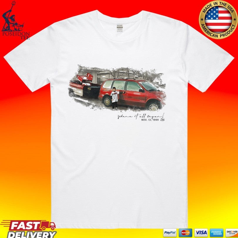 Kyle Larson Where It All Began 25th Anniversary - Adult & Kids T-Shirts, Sweatshirts & Hoodies apparel design preview 1