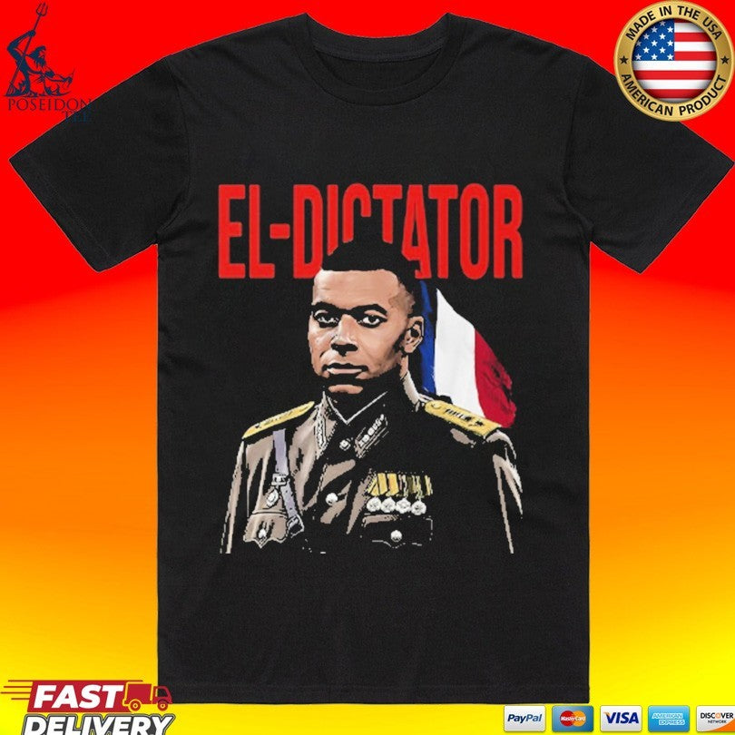 Kylian Mbappe The El Dictator - Adult & Kids T-Shirts, Sweatshirts & Hoodies apparel design preview 1