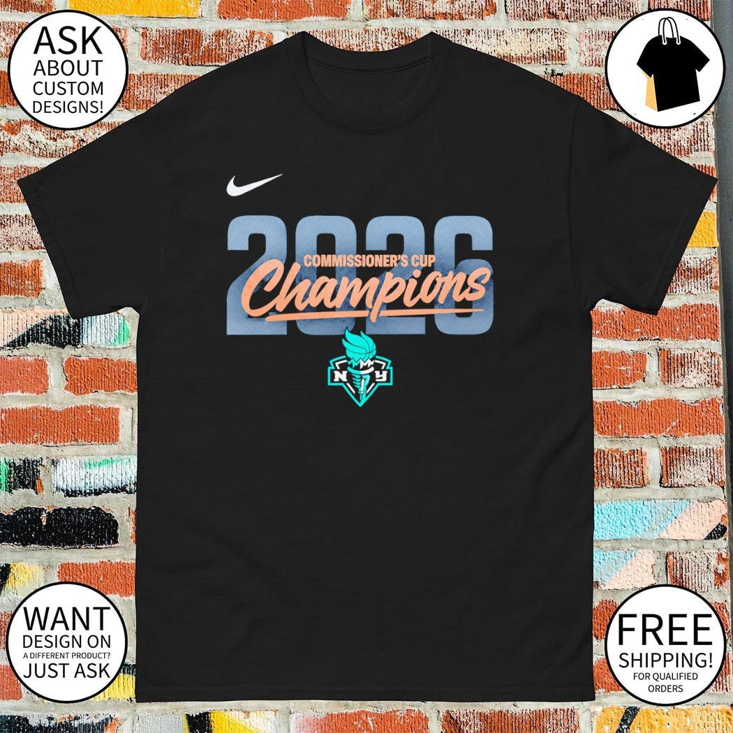 New York Liberty 2026 Commissioner's Cup Champions - Adult & Kids T-Shirts, Sweatshirts & Hoodies apparel design preview 1