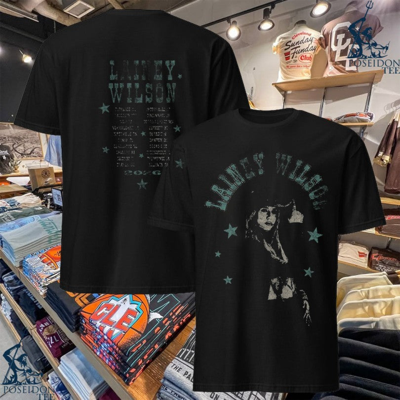 Lainey Wilson 2026 Tour - Adult & Kids T-Shirts, Sweatshirts & Hoodies apparel design preview 1