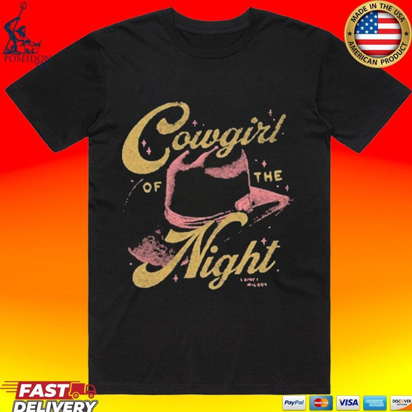 Lainey Wilson Cowgirl Of The Night - Adult & Kids T-Shirts, Sweatshirts & Hoodies apparel design preview 1