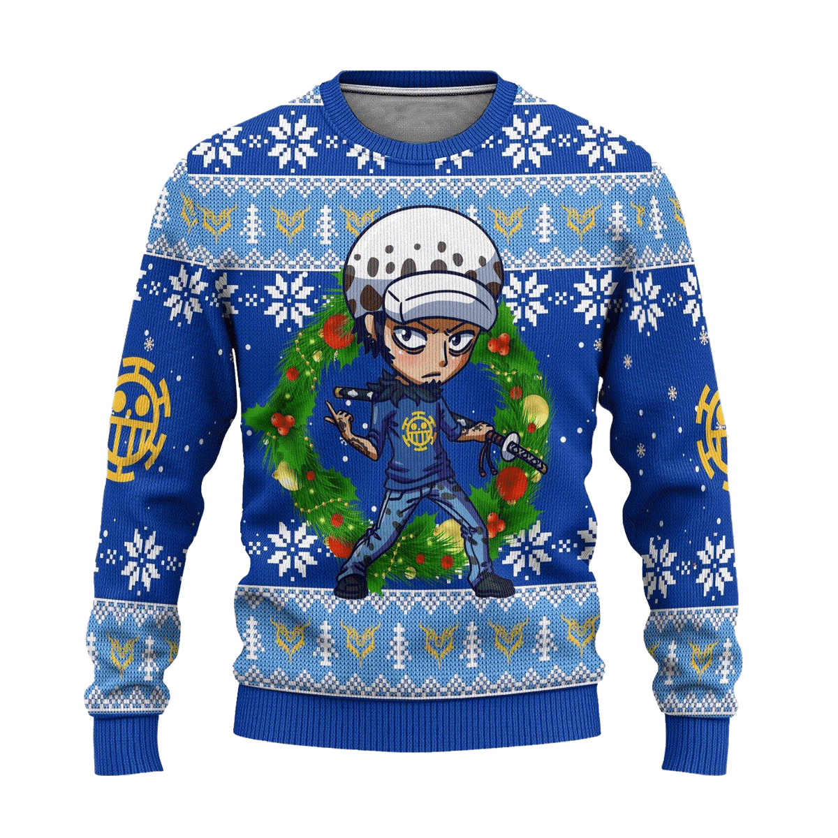 Law One Piece Anime 3D Ugly Christmas Sweater - Holiday Gift product image
