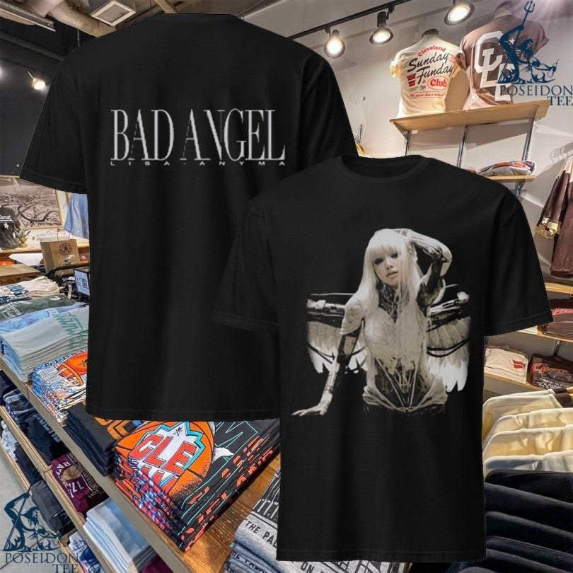 Anyma X Lisa Bad Angel Portrait - Adult & Kids T-Shirts, Sweatshirts & Hoodies apparel design preview 1